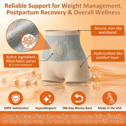 🧧✨PAURAJU® 30-Min All-in-One Micro-Particle Fat-Burning Shorts✅Ignites deep microcirculation to melt fat, flush toxins, and reverse metabolic aging.