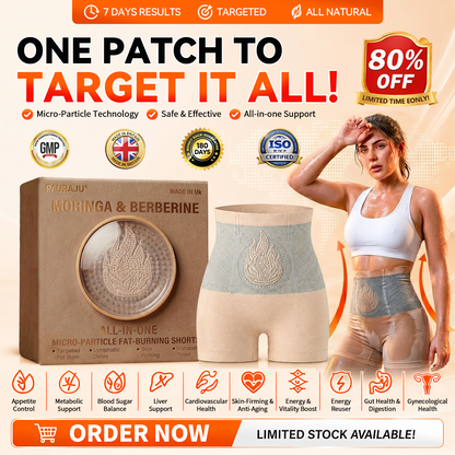🧧✨PAURAJU® 30-Min All-in-One Micro-Particle Fat-Burning Shorts✅Ignites deep microcirculation to melt fat, flush toxins, and reverse metabolic aging.