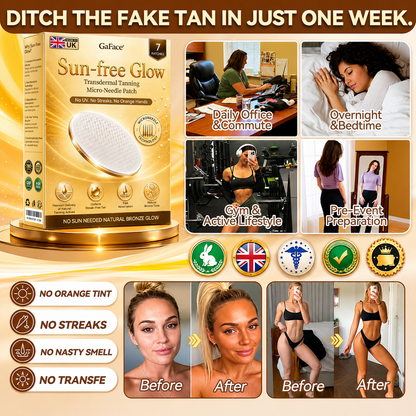 𝗚𝗮𝗳𝗮𝗰𝗲®☀️ 💎Sunless Natural Glow Transdermal Tanning Micro-Needle Patch