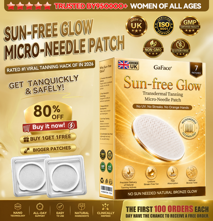 𝗚𝗮𝗳𝗮𝗰𝗲®☀️ 💎Sunless Natural Glow Transdermal Tanning Micro-Needle Patch