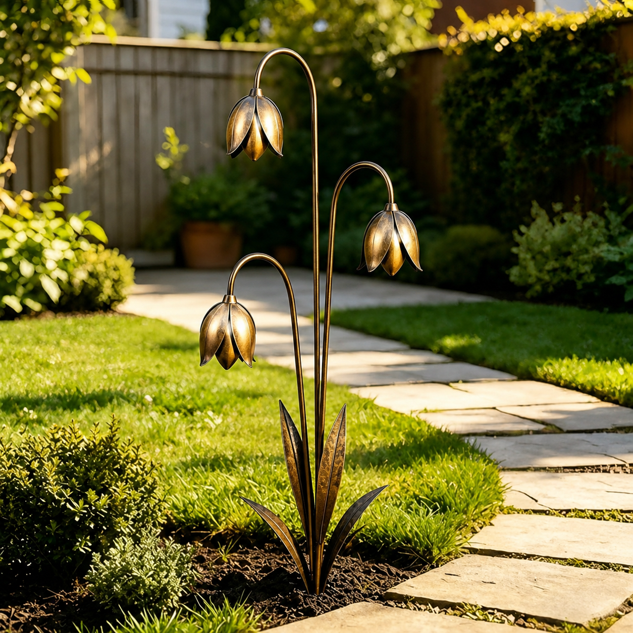 🔔 Enchanting Lily-of-the-Valley Garden Stakes – Add Charm & Gentle Melody to Your Outdoor Space