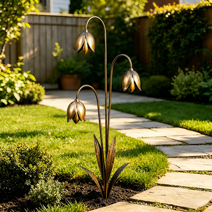 🔔 Enchanting Lily-of-the-Valley Garden Stakes – Add Charm & Gentle Melody to Your Outdoor Space