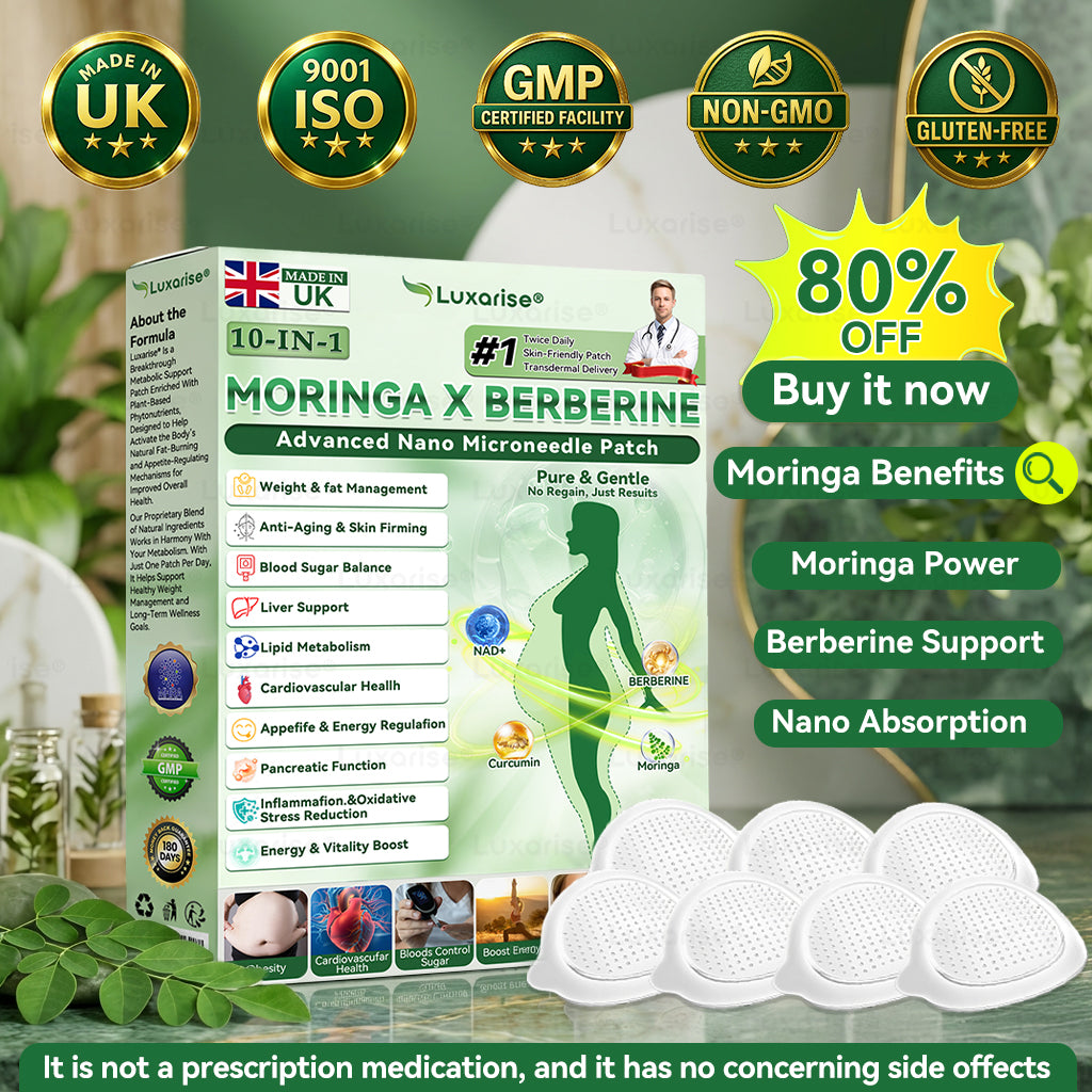 💚𝑶𝒇𝒇𝒊𝒄𝒊𝒂𝒍 𝑺𝒕𝒐𝒓𝒆|🛴𝑳𝒖𝒙𝒂𝒓𝒊𝒔𝒆® 𝑴𝒐𝒓𝒊𝒏𝒈𝒂 & 𝑩𝒆𝒓𝒃𝒆𝒓𝒊𝒏𝒆 10-𝑰𝑵-1 𝑵𝒂𝒏𝒐 𝑴𝒊𝒄𝒓𝒐𝒏𝒆𝒆𝒅𝒍𝒆 𝑷𝒂𝒕𝒄𝒉 (𝐎𝐧𝐜𝐞 𝐃𝐚𝐢𝐥𝐲, 𝐯𝐢𝐬𝐢𝐛𝐥𝐞 𝐜𝐡𝐚𝐧𝐠𝐞𝐬 𝐢𝐧 𝟕 𝐝𝐚𝐲𝐬） 𝐎𝐛𝐞𝐬𝐢𝐭𝐲, 𝐃𝐢𝐚𝐛𝐞𝐭𝐞𝐬, 𝐒𝐥𝐞𝐞𝐩 𝐀𝐩𝐧𝐞𝐚, 𝐀𝐧𝐝 𝐉𝐨𝐢𝐧𝐭 𝐈𝐬𝐬𝐮𝐞𝐬