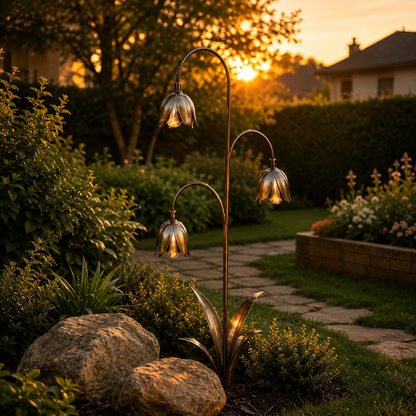🔔 Enchanting Lily-of-the-Valley Garden Stakes – Add Charm & Gentle Melody to Your Outdoor Space